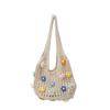 Hollow Shoulder Bag Large Capacity Large Capacity Woven Handbag Niche Design Casual Shopping Bag Ergonomic Fashion Tote Bag