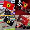 For Ferrari Fashion Classic Sports Modification Room Wall Hanging Cloth Hanging Flag to Support Big Flag Competition Cheering TH6