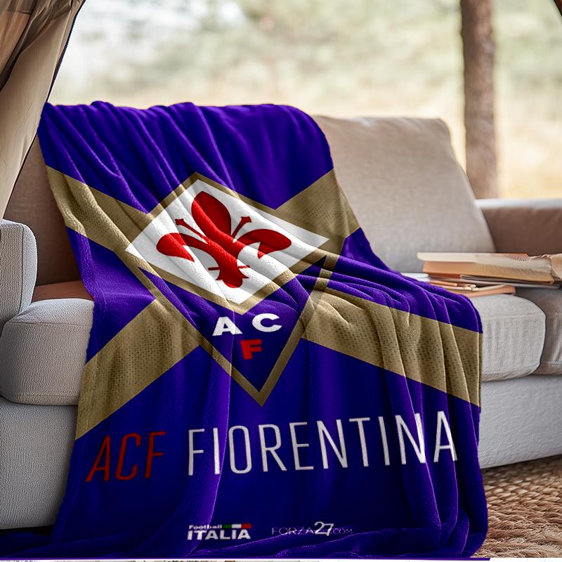 Fiorentina Football Club  Blanket Lightweight Ideal Bedding Blanket Perfect for Travel, Camping, Living Rooms, Offices, Sofas, Fan Christmas gift