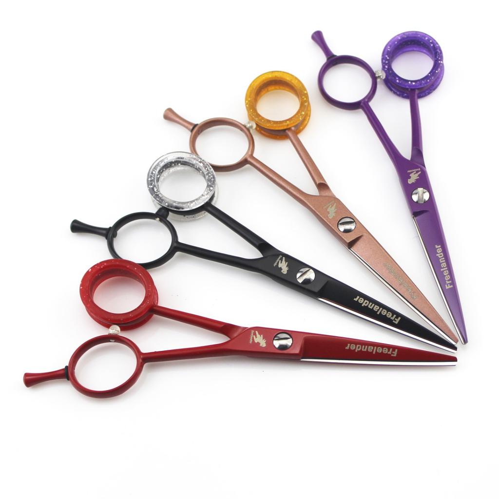 5.5 Inches, Paint A-shaped Scissors, Flat Scissors, Hair Scissors, and 4 Colors of Rubber Finger Rings Are Optional.