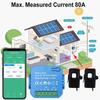 WiFi Intelligent Energies Meter Single/Double Channel Energy Monitors Power Voltages Current Meter Bidirectional Meter