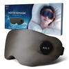 RELX Rechargeable and Cordless Hot Eye Mask by a Japanese Eye Charcoal Gray [Designed Company] Warmer, Lightweight, Light-Blocking,