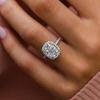 Clear Wedding Ring Ring, Pigeon Egg Oval Prop Studio Ring, High-End Women'S Ring
