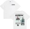 Rapper Kg970 Music Album Tour Graphic T-shirts for Men Harajuku Fashion Trend T Shirt Male Summer O-Neck Loose Oversized T-shirt