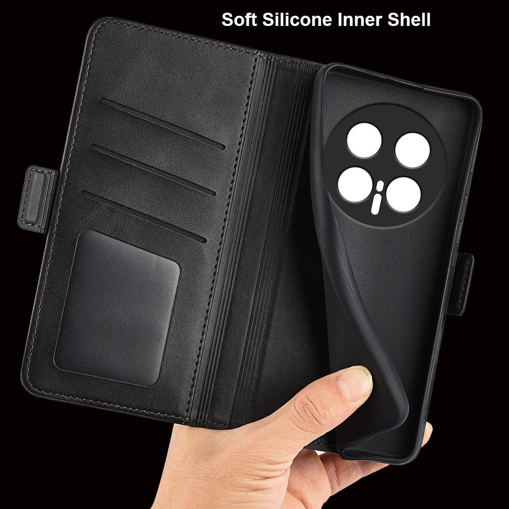 Calf Leather Flip Case For Honor Magic 8 Pro Air X8d Magic8 Magic 7 Pro Magic7 Lite X9d X70 400 Smart 600 500 X60 Pro Phone Case