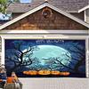396. Halloween Garage Door Banner Background Cloth Banner Halloween Party Decoration