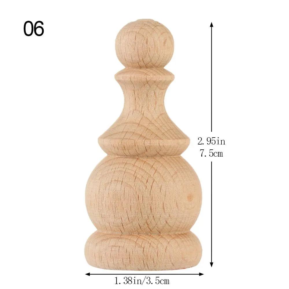 High Quality European Style Solid Wood Carved Furniture Foot Legs Cabinet Seat Feets Vintage Home Decor Decoration Accessories