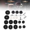 23 Pieces Cymbal Replacement Accessories Non Slip 2.5cm 4cm 5cm Felt Pads Cymbal Sleeves Nuts Washers Base Set