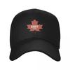 Banff Alberta Canada  Retro Rustic AB Canadian Outdoors Leaf Baseball Cap summer hat funny hat Snapback Cap Ladies Unisexs
