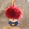 Cute Doll Plush Keychain, Small Stuffed Animal Pendant for Bag Backpack Purse, Soft Cartoon Key Ring Charm, Gift for Girls Women