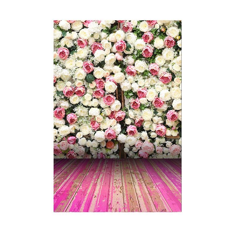 Fundal Floral pentru Fotografie Fundal cu Flori Baby Shower Ziua Mamei Ziua Îndrăgostiților Nuntă Decor Petrecere de Aniversare Banner Recuzită Studio