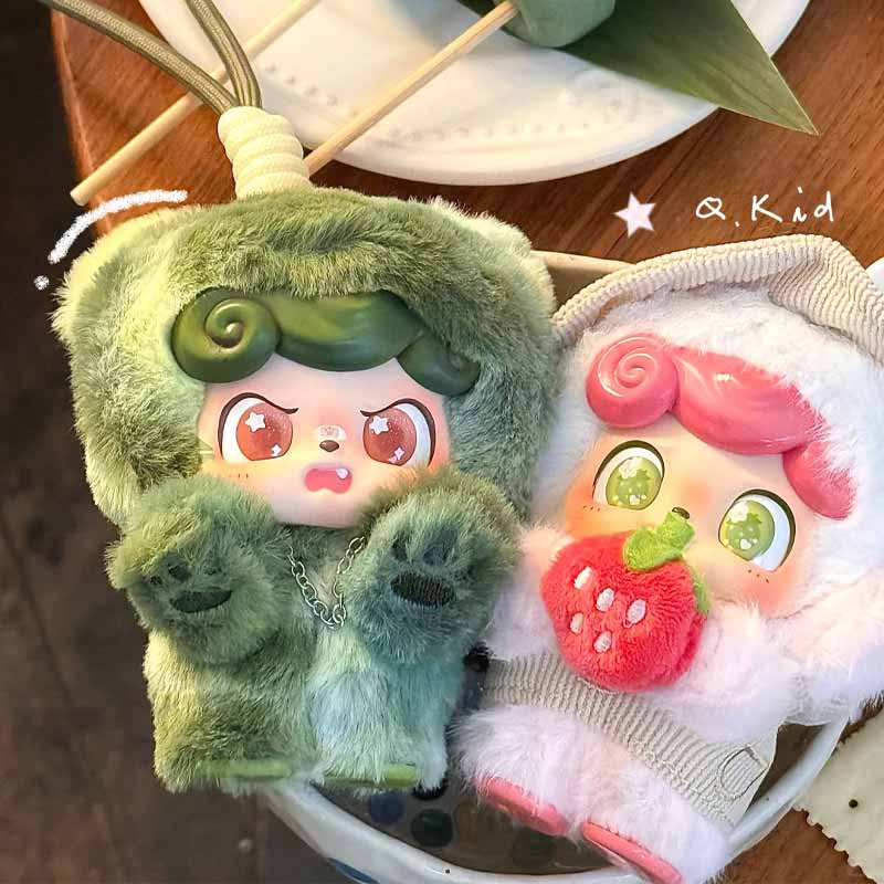 Genuine Q.Kid Outdoor Activities Series Blind Box Cute Figurine Doll Collect Desktop Ornament Trend Kids Girl Gift