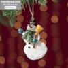 Christmas Resin Tree Decorations Santa Snowman Angel Pendant Ornament DIY Kids Toys Noel Navidad Kerst 2025