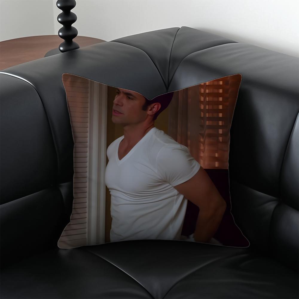 N-Nick Amaro Pillow Law & Order Character Cushion Cover Pillow Case Anti-Dustmite Invisible Zipper Silky Plush Cushion