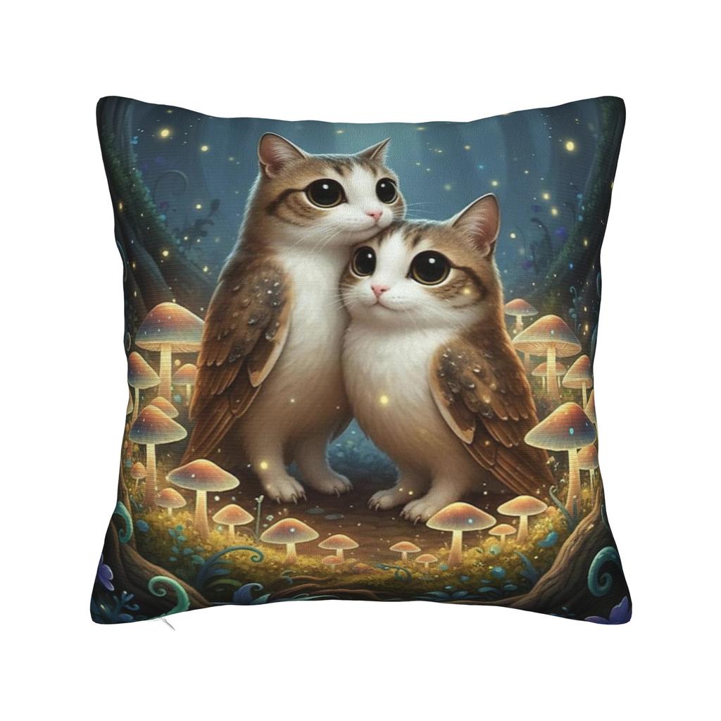 Pillow Case Space Banana Aliens Cat Square Pillow Cover For Couch Sofa Bedroom Novelty Pillowcases