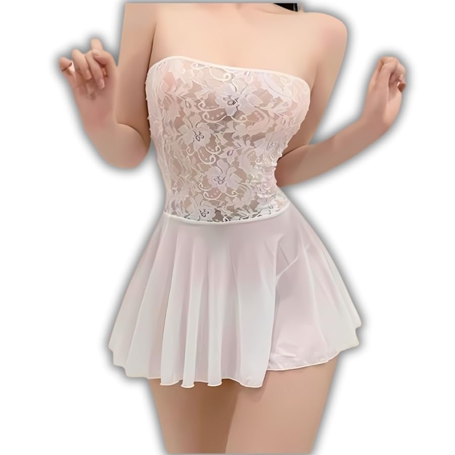 Bodycon Sexy Dress Sexy Dress Mini Dress Mini Dress Mini Super Mini Lingerie Sexy Lingerie Cosplay Tube Dress Strapless Super Mini Mini Length Super