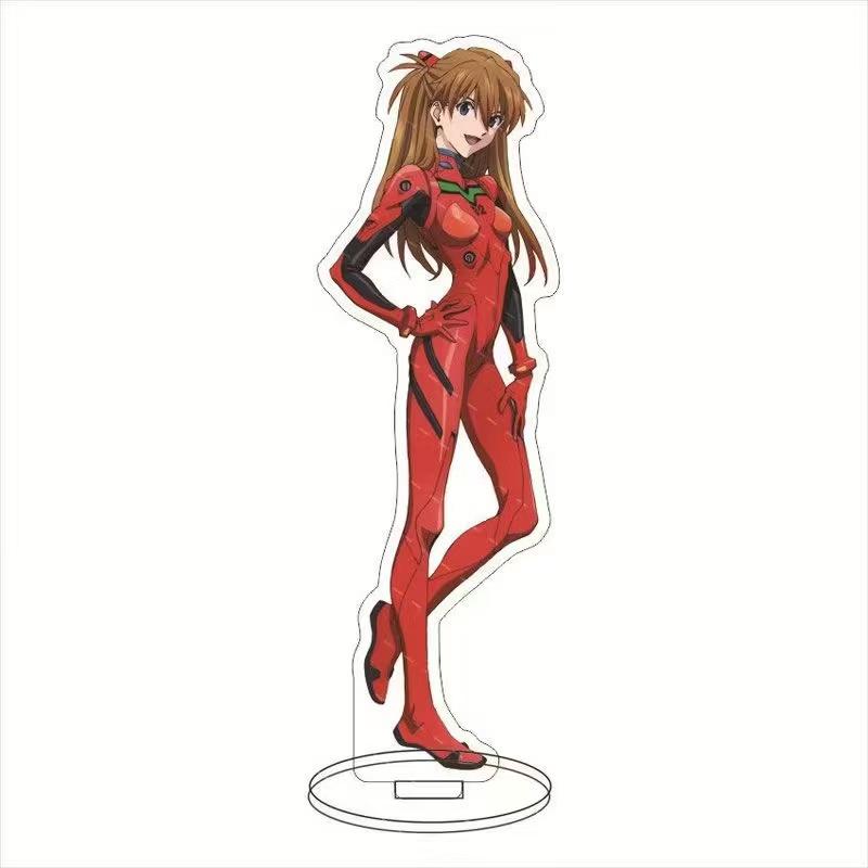 Neon Genesis Evangelion EVA Cartoon Acryl Standee Schattige Bureaudecoratie Met Rei Ayanami Asuka Langley Soryu Anime Figuren