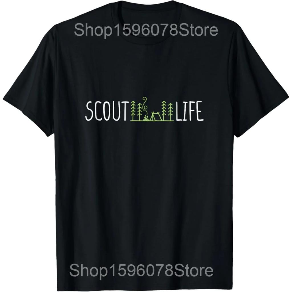 Funny Scout Scouting Nature Types of Knots T Shirts Men Cotton Humor Streetwear Tee Shirt Short Sleeve Unisex Loose Clothing