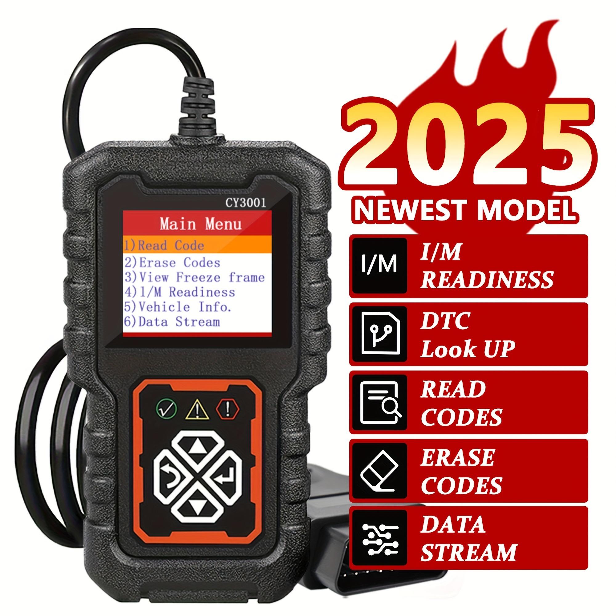 Car OBD2 Code Scanner Diagnostic Scanner Code Reader Erase Engine Fault Code Read Code Erase Code Battery Test Engine Light Can чёрный