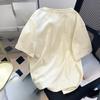 Färgglad prickbroderi tryckt kortärmad t-shirt för sommaren