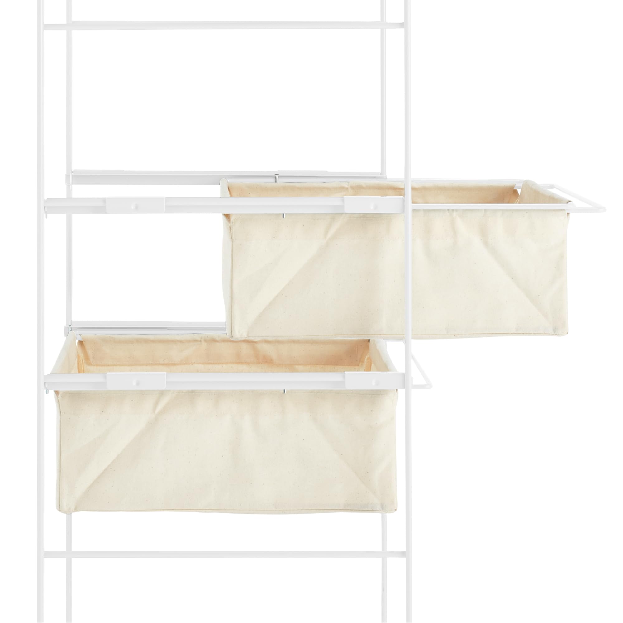 

MUJI Steel Unit ShelfAdditional Canvas BasketLight Gray for Width 84cm Type KEC02A9S