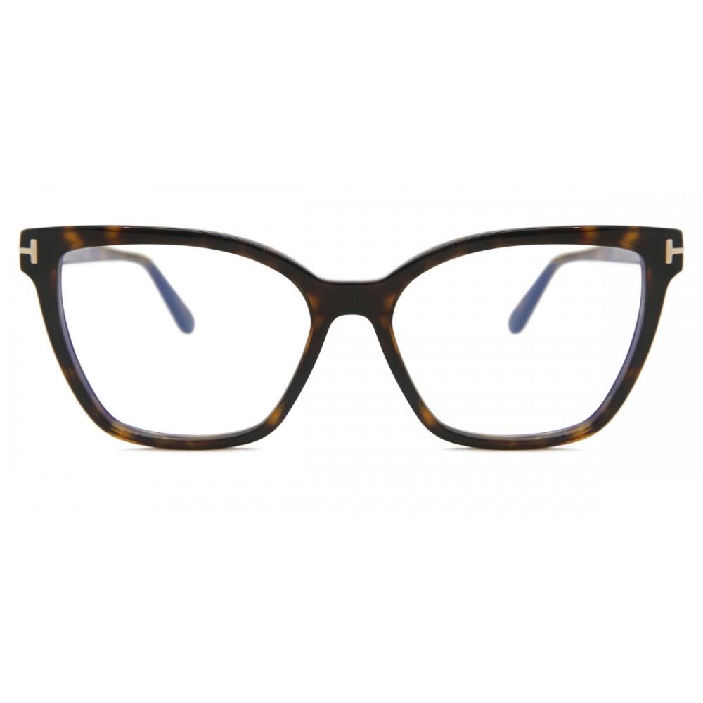 

Tom Ford Ft5812 B Blue Light Block 052 Women Eyeglasses Tortoise/53