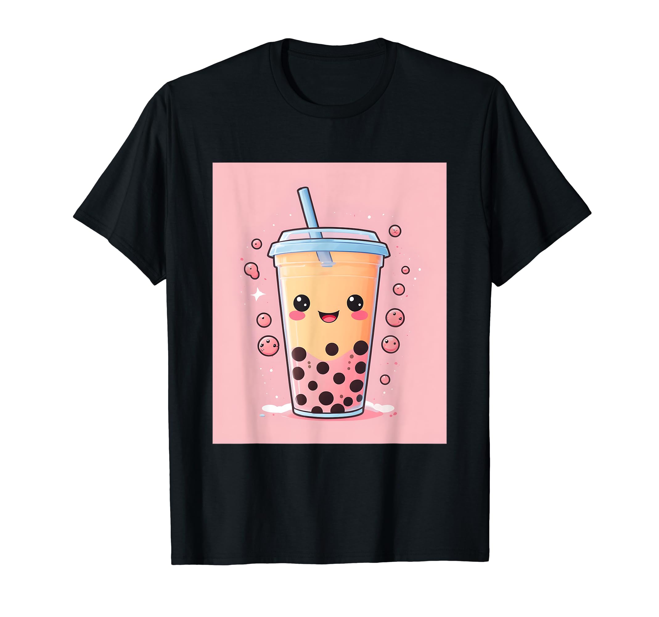 

Stuff Print Kawaii, Boba, Cute, Kibi, Japanese, T-Shirt чорний