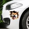 3d Dog Car Sticker Auto Window Bumper Cover Scratches Waterproof Decals Motorcycle Fairing Decoration Animal Car Accessoriesl