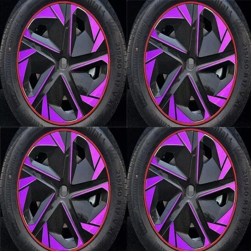 For MG MULAN MG4 EV 4PCS/SET Hub Wheel Sticker 17-18-Inch Automobile Full Cover Car Accessories