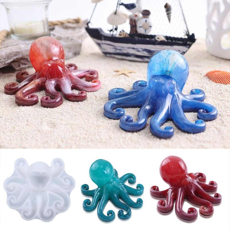 Octopus Epoxy Resin Molds,Halloween Decor Mold,Animals Silicone Resin Mold for Wall Hanging,Decoration,Christmas Gifts