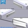 KOB L-shaped Magnetic Lock Bracket with Protective Cover for 280kg Wood Door Iron Block