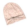 2D Flat Printing Scribbles In Coral Classic Knit Hat for Adults Available In Versatile Tones Ideal for Subtle Styling During Cool Days or Relaxed Seas