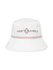 WIDEANGLE Co Color Block Tape Point Hat_White