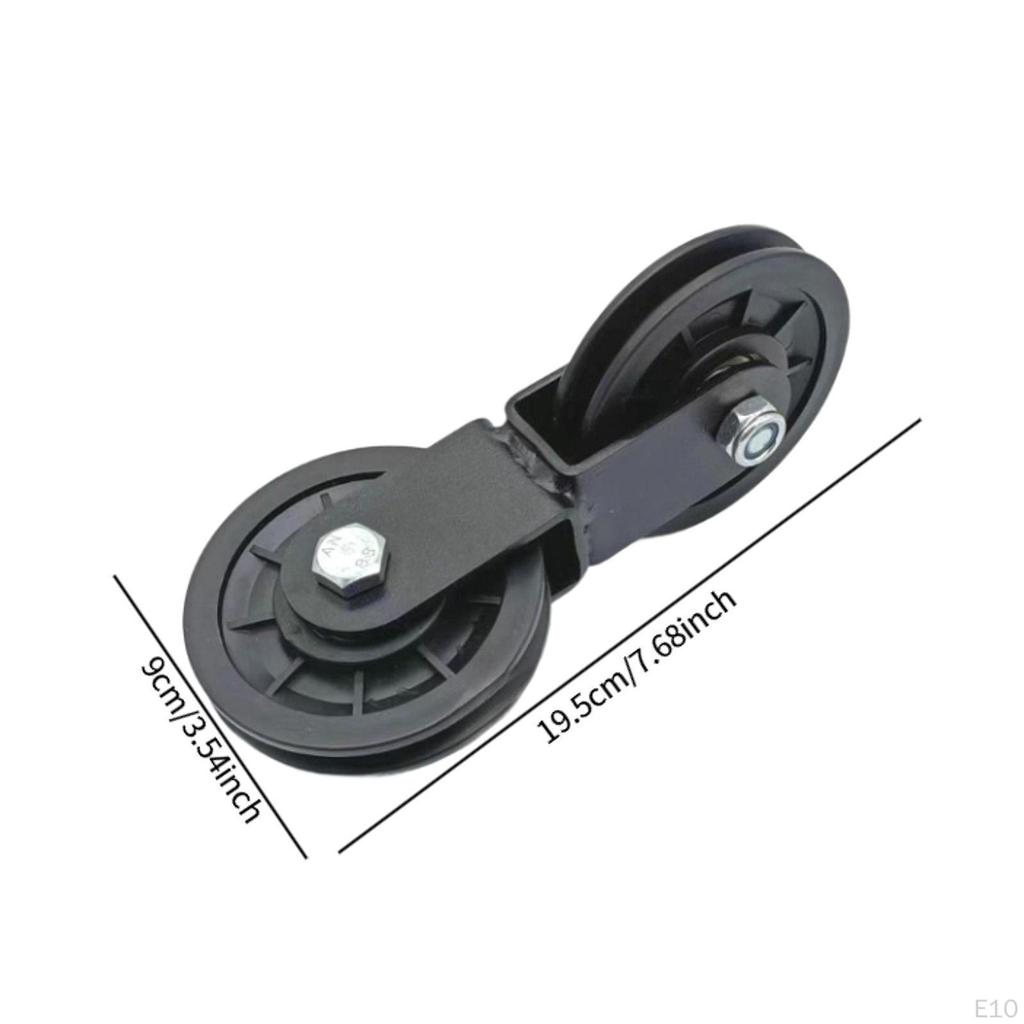 Akcesoria do podwójnego bloczka, Przyrząd do ściągania w dół, Solidny, Części zamienne do podnoszenia ciężarów, DIY Fitness