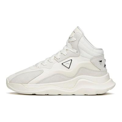 Lifestyle Series Trendy Casual Slip Resistant Durable Mid Top Sneakers Women Sneakers White 122148871R-1