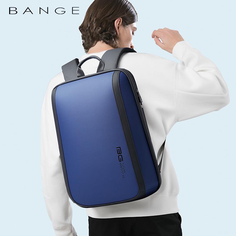 BANGE Men's Large-Capacity Laptop Backpack – Casual Business & Student Use