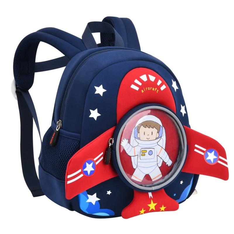 Sac à dos scolaire dessin animé avion 3D pour enfants Garçons Tout-petits Enfants Sacs d'école Filles Maternelle Sac Avion Mochila Infantil