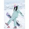 Women's Influencer Style Ski Suit: Padded Jacket with Hood