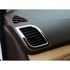 Left And Right Air Outlet Vent Trim 2* For Hyundai Accent 2012-2017 Chrome Steel