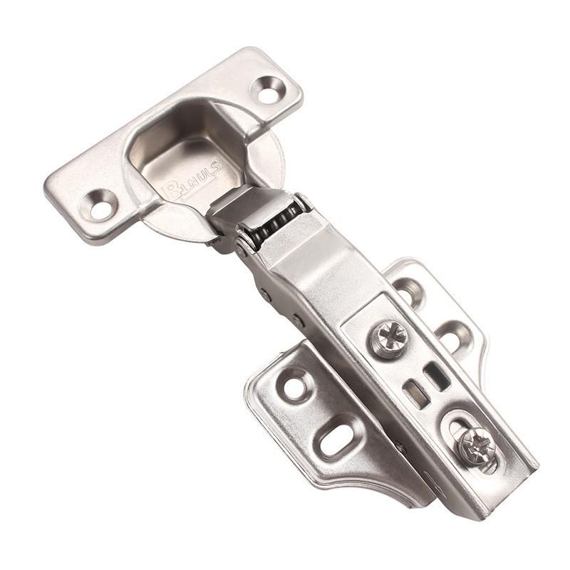 Thickened Hydraulic Damping Airplane Wardrobe Hinge with Fixed Cabinet Copper Rod for Furniture Doors