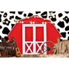 Barn Farm Birthday Backdrop Western Cowboy Photography Background Wood House Door Wild West Rodeo Party Decorations Girl Banner