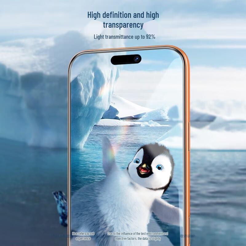 Mr. Blue Ape Clear Tempered Glass Screen Protector for iPhone 17 Pro