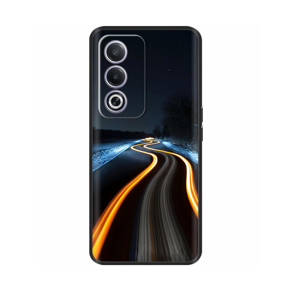 Phone Case for OPPO K12X 5G 6.67" CPH2667 Protection Luxury  Soft Black Silicone Shockproof Shell Painted Back Cover Funda Coque