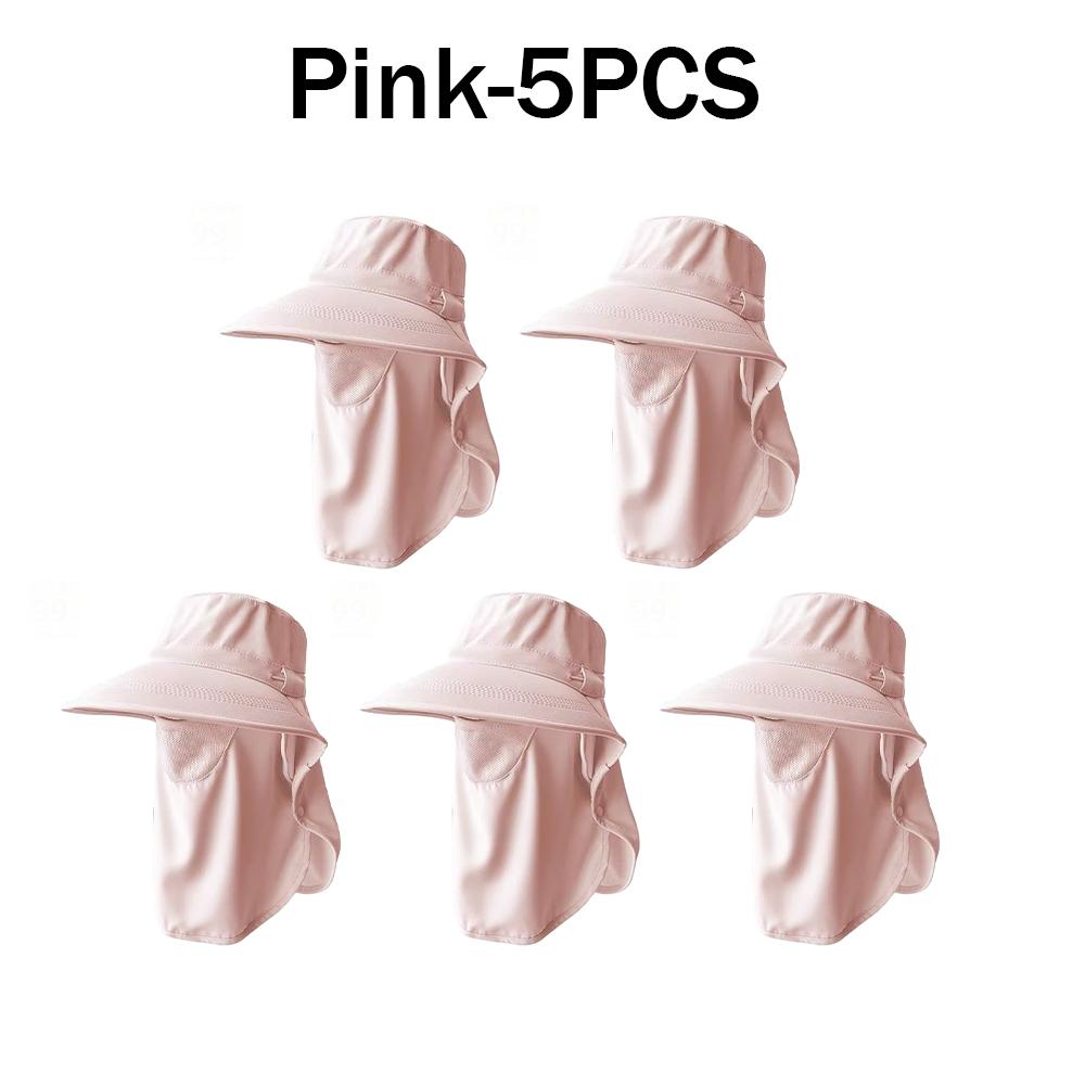 Full Coverage Sun Hat with Face Mask and Neck Protection Outdoor Hunting Fishing Cap for Men Women Hiking Camping