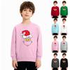 Felpa di Natale Ragazzi Ragazze Maglione di Natale Brutto Girocollo Bambino Manica Lunga Pullover Outfit Top