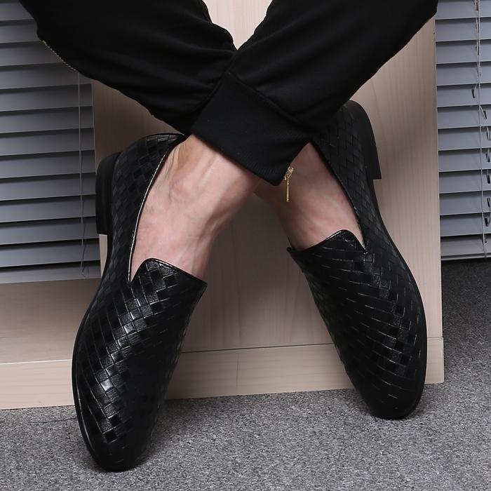 Fashion Leather Shoes For Man Platform Genuine Leather Big Size Shoes High Quality Designer Formal Platform Casual Shoes Outdoor