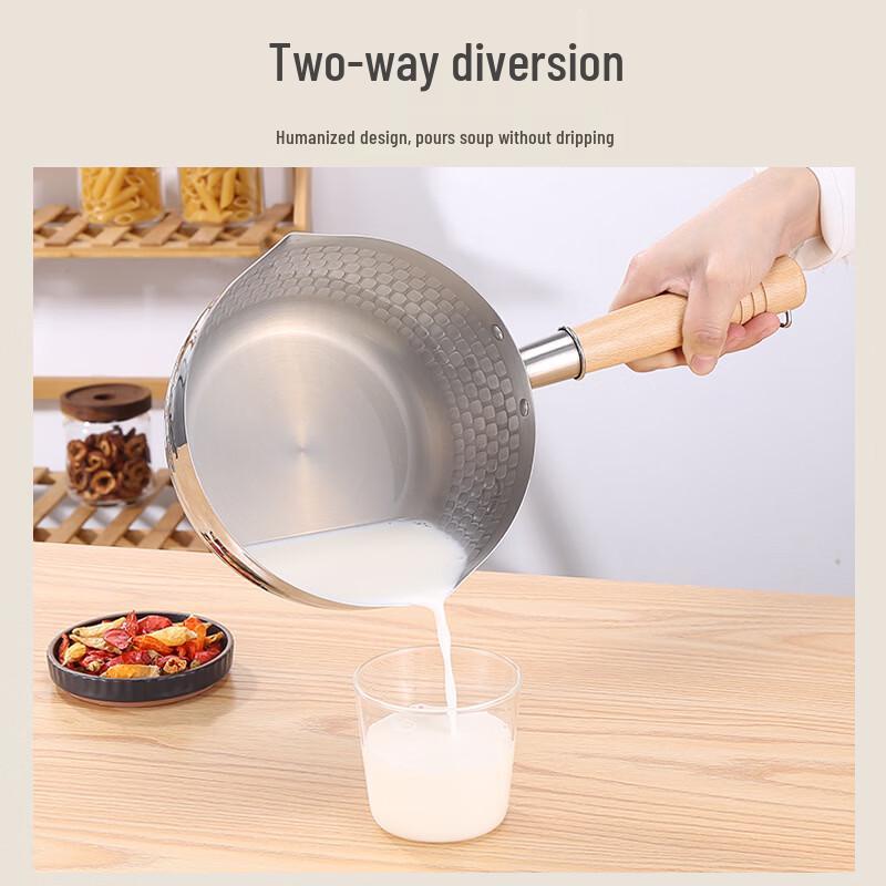 Hammered Stainless Steel Multi-purpose Non-stick Pot