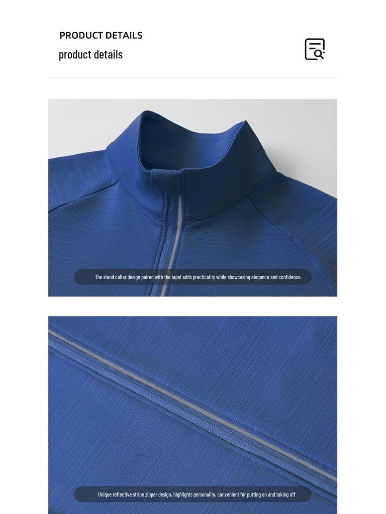 Unisex Quick-Dry Long Sleeve Sports Jacket for Autumn/Winter