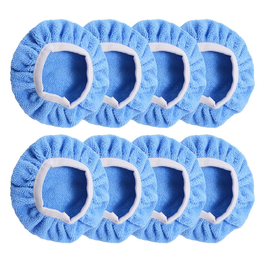 8 kusů Univerzální omyvatelné podložky na parní mop Pro ruční parní čističe Omyvatelná podložka na parní mop Podložka na mop z mikrovlákna