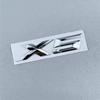 3D ABS Black Chrome Car Letters Rear Trunk Emblem Badge X1 X2 X3 X4 X5 X6 X7 Logo